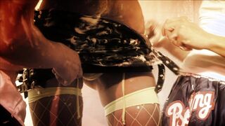 Bananas and whipped cream in this wet and messy threesome starring Ciara Bugatti