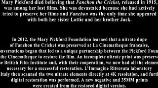 Fanchon, The Cricket - 1915