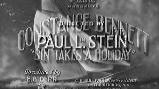 Sin Takes a Holiday - 1930