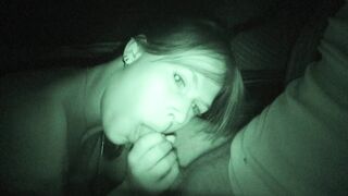 Night vision blowjob