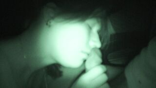 Night vision blowjob