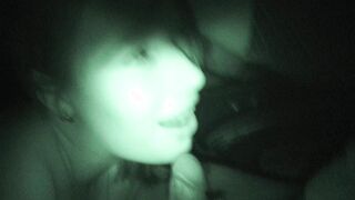 Night vision blowjob