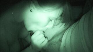 Night vision blowjob