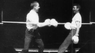 Men Boxing - 1891