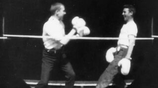 Men Boxing - 1891