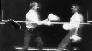 Men Boxing - 1891
